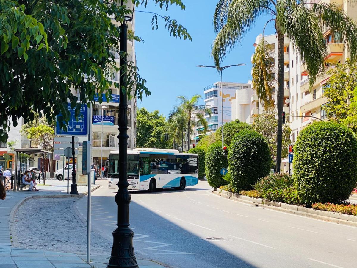 First Line! Art-Apartment On The Seafront Of Marbella With Swimming Pool Eksteriør bilde