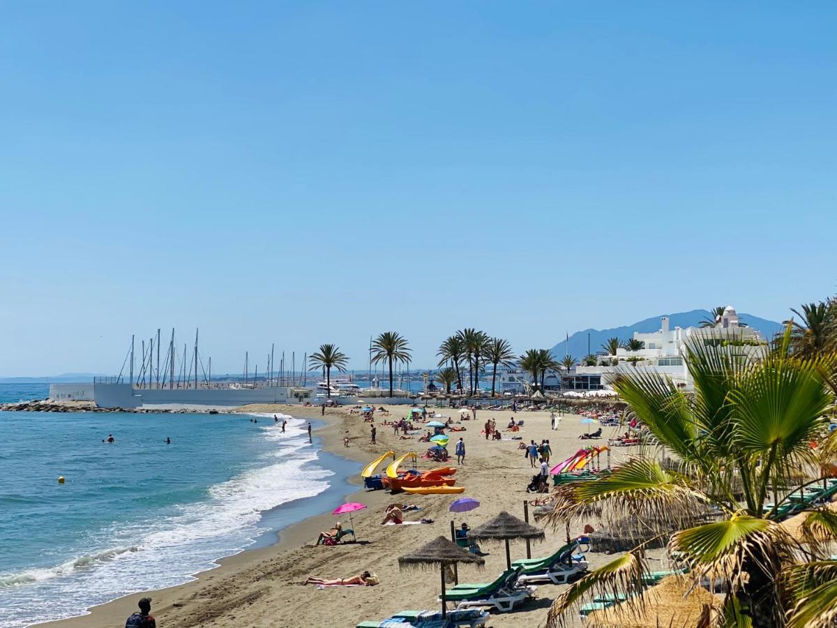 First Line! Art-Apartment On The Seafront Of Marbella With Swimming Pool Eksteriør bilde